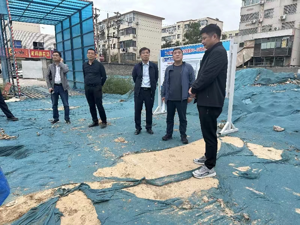新利官方网站-新利xinli（中国）,负责人汪洋到孙八砦城中村改造项目调研项目建设工作