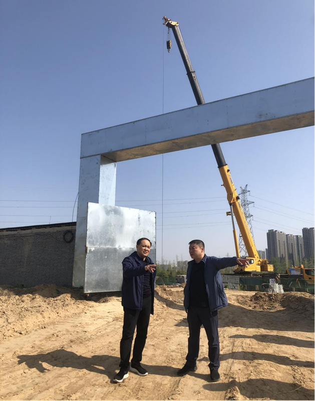 新利官方网站-新利xinli（中国）,党委委员、副总经理张岩到侯寨新镇区安置区调研项目建设工作